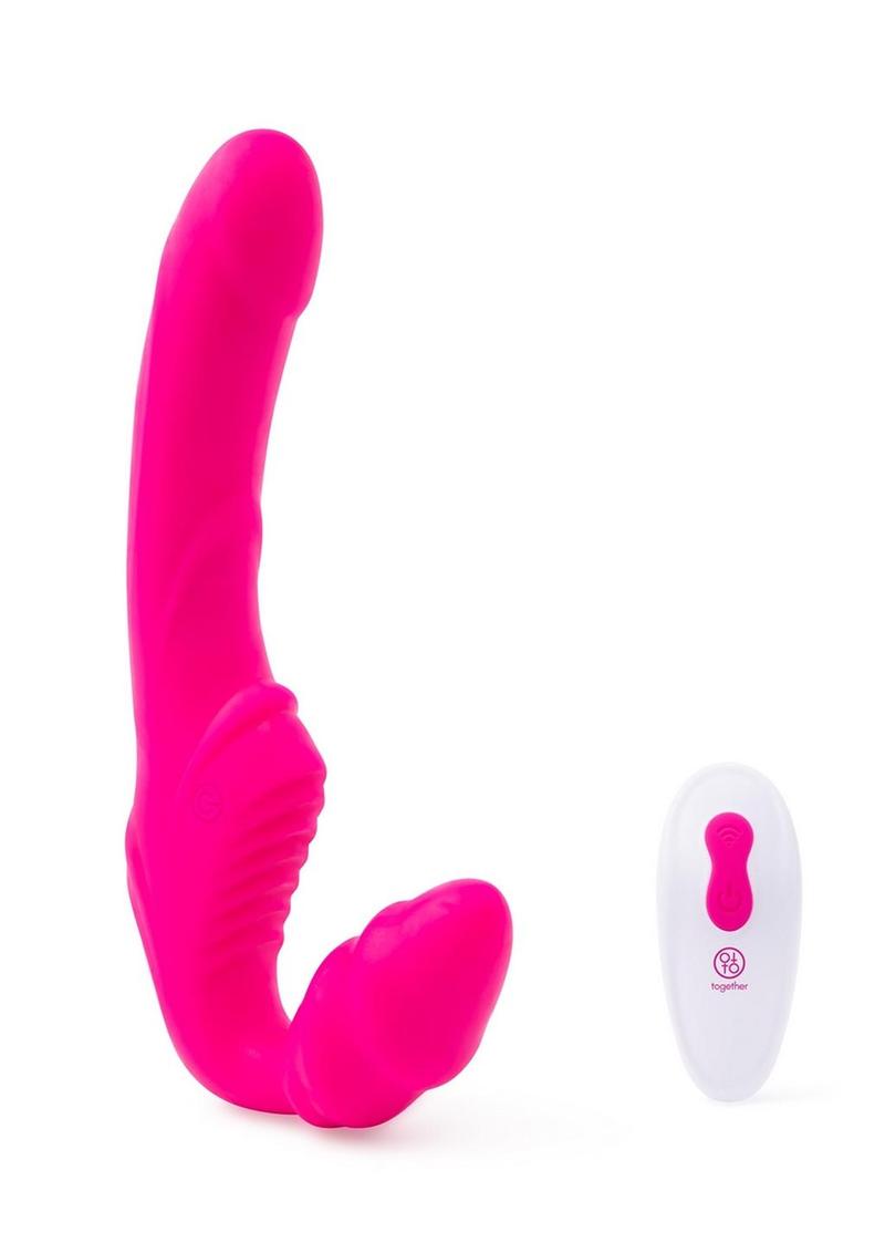 Strapless Strap-On With Remote Control