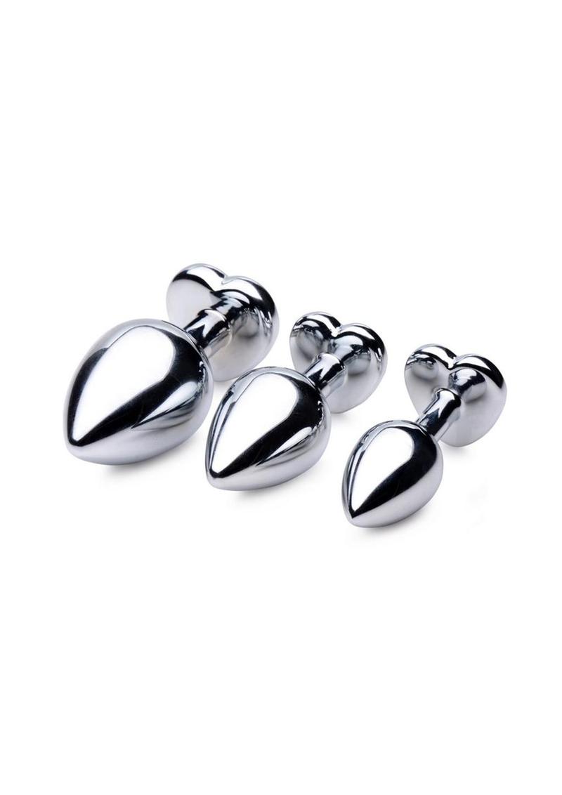 Red Heart Anal Plug Set