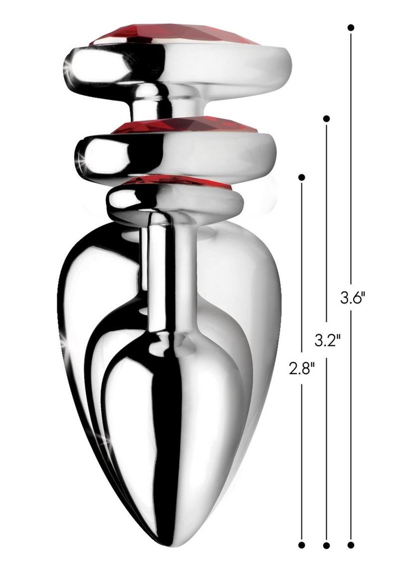 Red Heart Anal Plug Set