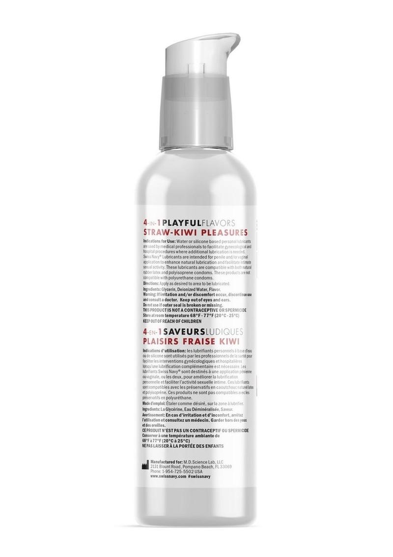 Swiss Navy 4 in 1 Flavored Lubricant