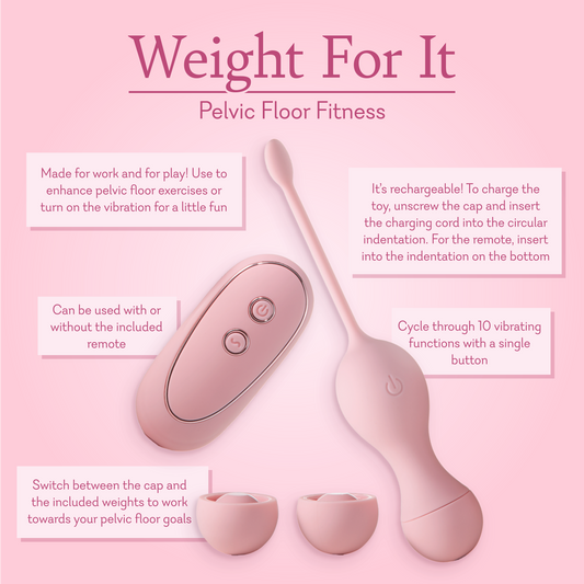 Weight For It-Kegel Training and Vibrating Massager