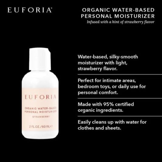 Organic Water-Based Personal Moisturizer - Strawberry