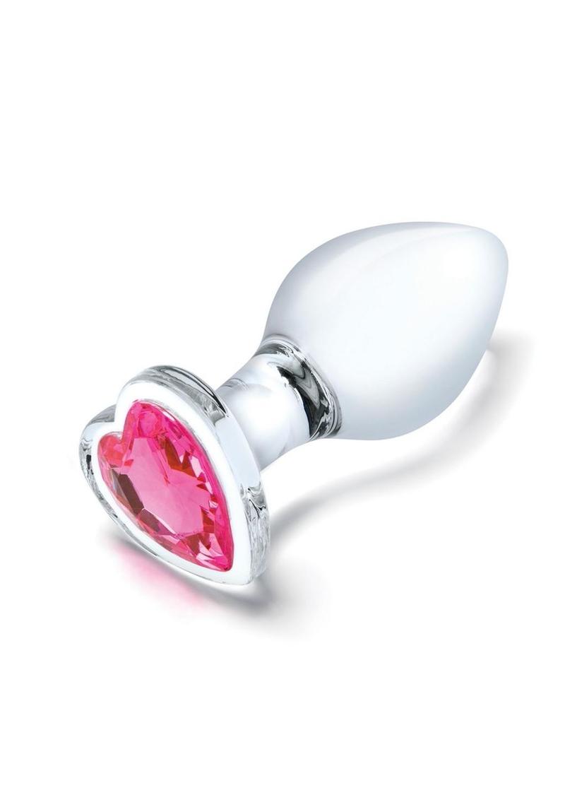 Pink Gem Glass Plug Set