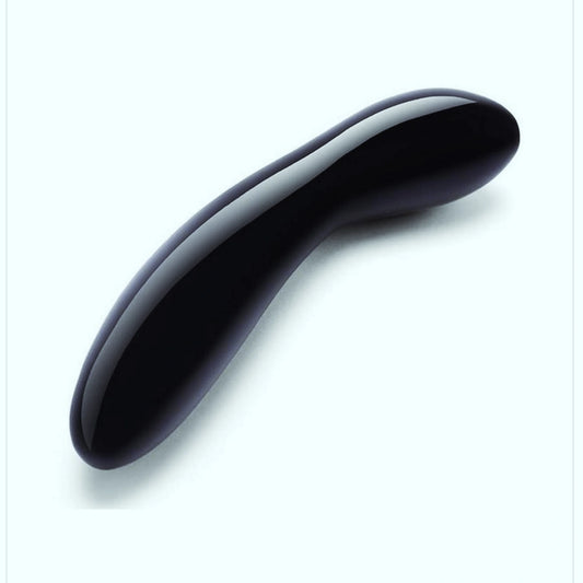 Black Obsidian Crystal G-Spot Dildo
